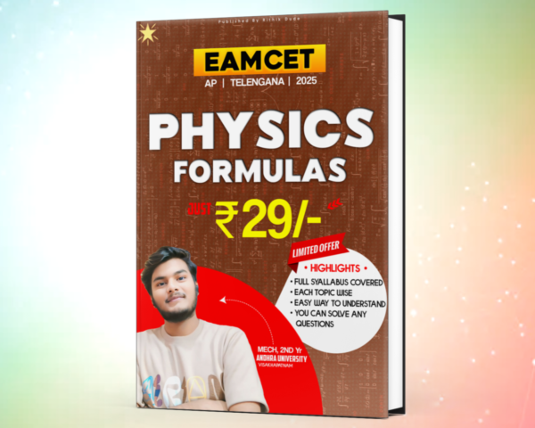 Physics Formulas Pdf (Eamcet AP&TS)